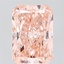 4.06 Ct. Fancy Intense  Pink Radiant Lab Grown Diamond