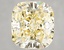 2.10 Ct. Fancy Intense Yellow Cushion Lab Grown Diamond