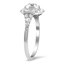 The Jodie Ring, smalltop view on a hand