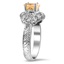 The Tariah Ring, smalltop view on a hand