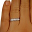 The Sosi Ring, smalltop view on a hand