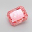 7.02 Ct. Fancy Vivid Pink Radiant Lab Grown Diamond