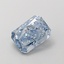 1.02 Ct. Fancy Intense  Blue Radiant Lab Grown Diamond