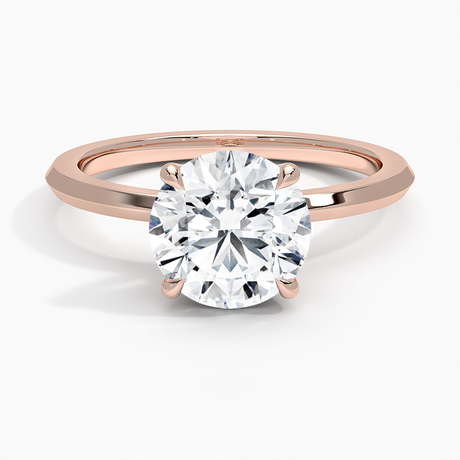 14K Rose Gold Hazel Solitaire Ring
