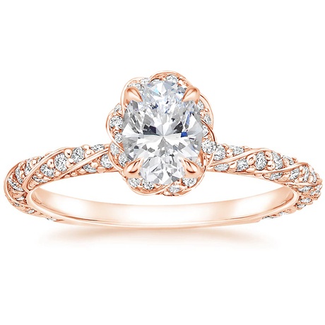 14K Rose Gold Nova Diamond Bridal Set (3/4 ct. tw.)