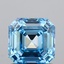 1.07 Ct. Fancy Vivid Blue Asscher Lab Grown Diamond