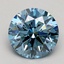 1.49 Ct. Fancy Intense Blue Round Lab Grown Diamond