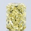 2.03 Ct. Fancy Vivid Yellow Radiant Lab Grown Diamond