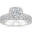 Platinum Estelle Diamond Ring (3/4 ct. tw.) with Sienna Eternity Diamond Ring (7/8 ct. tw.)