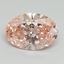 2.02 Ct. Fancy Intense Pink Oval Lab Grown Diamond