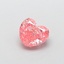 1.12 Ct. Fancy Vivid  Pink Heart Lab Grown Diamond