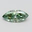 1.02 Ct. Fancy Vivid Pacific Green Marquise Lab Grown Diamond