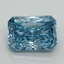 3.02 Ct. Fancy Vivid Blue Radiant Lab Grown Diamond