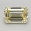 2.09 Ct. Fancy Light Yellow Emerald Lab Grown Diamond