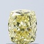 1.05 Ct. Fancy Intense Yellow Cushion Lab Grown Diamond