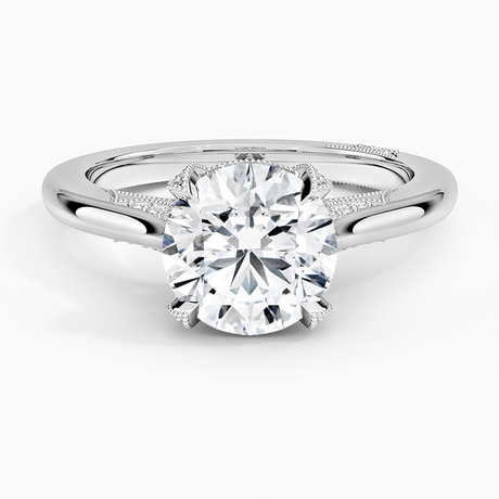 Platinum Simply Tacori Diamond Ring (1/8 ct. tw.)