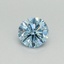 0.34 Ct. Fancy Vivid Blue Round Lab Grown Diamond