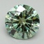 2.76 Ct. Fancy Vivid Green Round Lab Grown Diamond