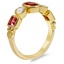 The Seraphine Ring, smalltop view on a hand