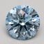 1.50 Ct. Fancy Intense Blue Round Lab Grown Diamond