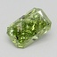 0.41 Ct. Fancy Vivid Green Radiant Lab Grown Diamond