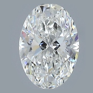 Oval diamond — real photo