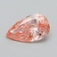 0.51 Ct. Fancy Vivid Pink Pear Lab Grown Diamond