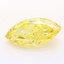 3.46 Ct. Fancy Vivid Yellow Marquise Lab Grown Diamond
