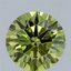 1.99 Ct. Fancy Vivid Green Round Lab Grown Diamond