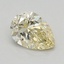 0.55 Ct. Fancy Light Yellow Pear Lab Grown Diamond