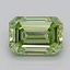 0.73 Ct. Fancy Vivid  Green Emerald Lab Grown Diamond