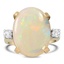 Retro Opal Cocktail Ring