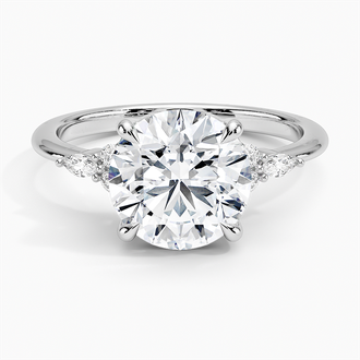 Nadia with 2.5ct Round Certified Lab Diamond