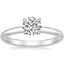 18K White Gold Heritage Diamond Ring, smalltop view