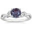 18K White Gold Willow Diamond Ring (1/8 ct. tw.), smalltop view
