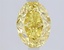 2.09 Ct. Fancy Intense  Yellow Oval Lab Grown Diamond