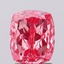 1.24 Ct. Fancy Vivid Pink Cushion Lab Grown Diamond