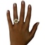 The Josephine Ring, smallzoomed in top view on a hand
