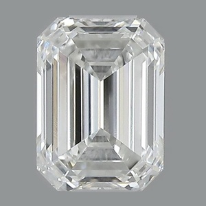 Emerald diamond — real photo