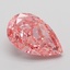 3.04 Ct. Fancy Vivid Pink Pear Lab Grown Diamond