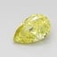 0.78 Ct. Fancy Intense Yellow Pear Lab Grown Diamond