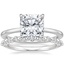 Platinum Lumiere Diamond Ring with Marseille Diamond Ring (1/3 ct. tw.)
