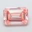 4.58 Ct. Fancy Intense  Pink Emerald Lab Grown Diamond