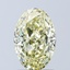 2.05 Ct. Fancy Intense Yellow Oval Lab Grown Diamond