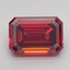 2.50 Ct. Fancy Vivid Orange Emerald Lab Grown Diamond