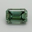 4.01 Ct. Fancy Vivid Green Emerald Lab Grown Diamond