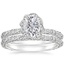 18KW Moissanite Nova Diamond Bridal Set (3/4 ct. tw.), smalltop view