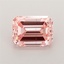 1.08 Ct. Fancy Intense Pink Emerald Lab Grown Diamond