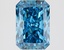 2.10 Ct. Fancy Vivid Blue Radiant Lab Grown Diamond