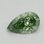 1.01 Ct. Fancy Vivid Green Pear Lab Grown Diamond